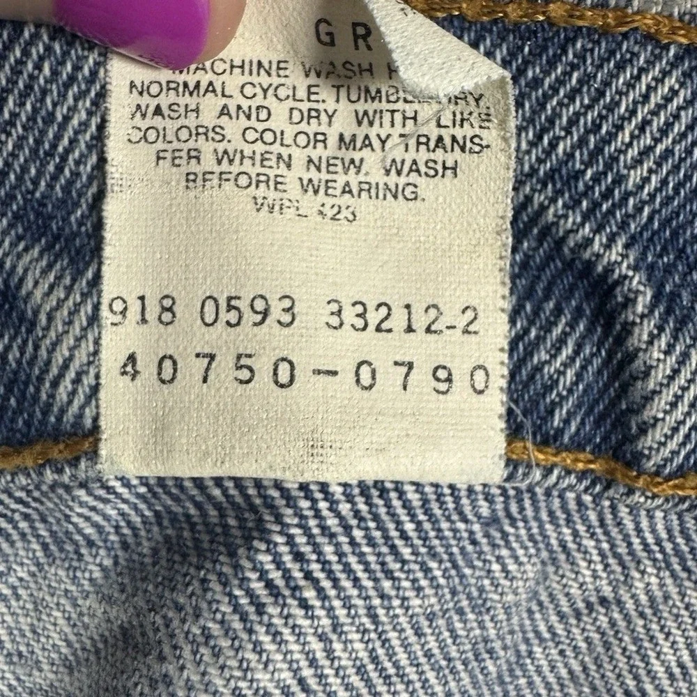 VTG Levi's‎ 550 Orange Tab Student Denim Jeans Grunge 28x28